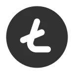 Litecoin Circle SVG Icon